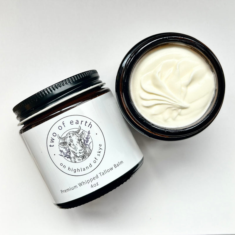 TWO OF EARTH TALLOW Premium Whipped Tallow Balm