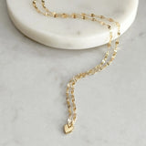 STEEL DAISY Necklace ~ Amara