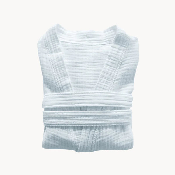 POKOLOKO Crinkle Robe - White