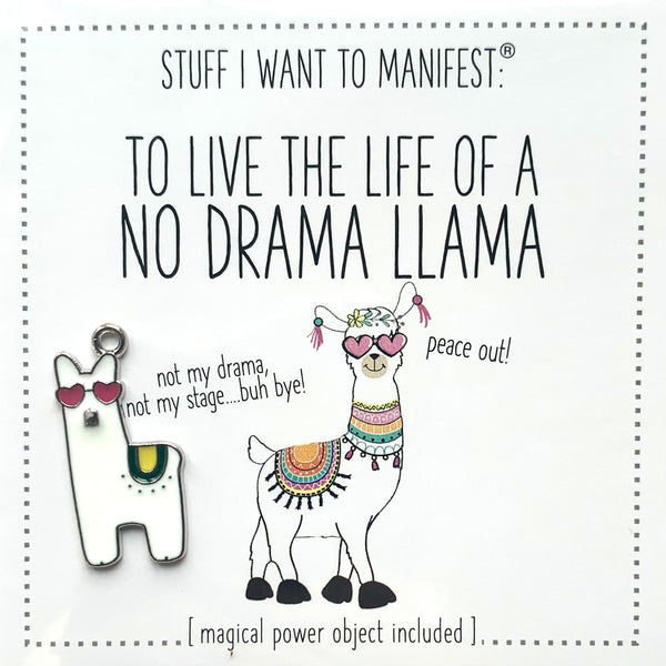 MANIFESTATION CARD No Drama Llama