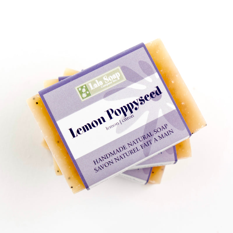 NATURAL SOAP Lemon Poppyseed