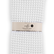 POKOLOKO ORGANIC COTTON Waffle Towels - White