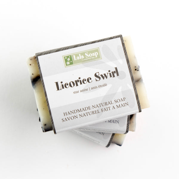 NATURAL SOAP Licorice Swirl