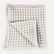 POKOLOKO ORGANIC COTTON Waffle Towels - Light Grey