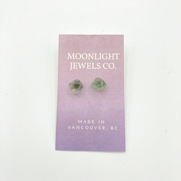 MOONLIGHT JEWELs Earrings Fluorite