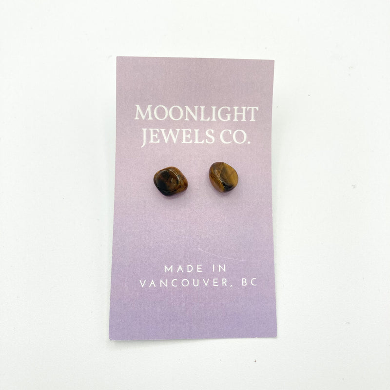 MOONLIGHT JEWELs Earrings Tiger's Eye