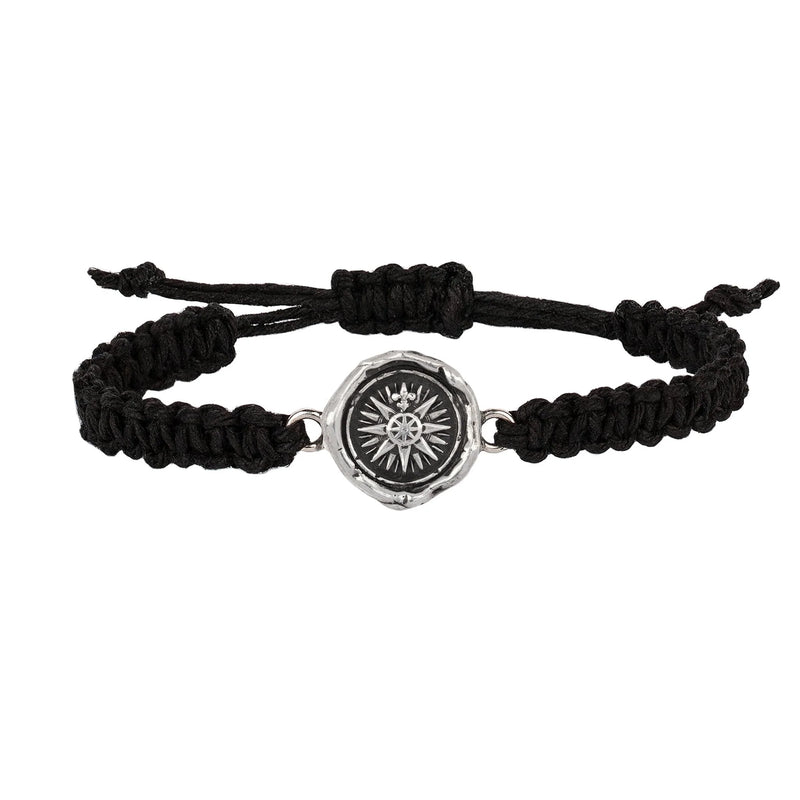 PYRRAH Black Braided Bracelet ~ Direction