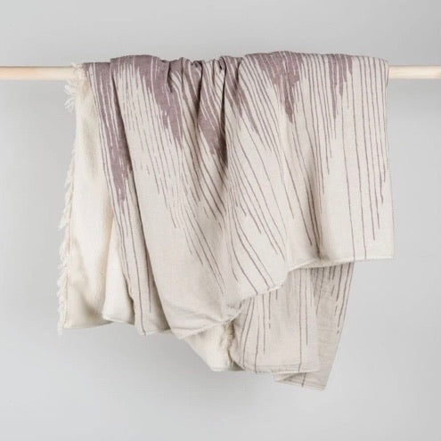 POKOLOKO Fleece Lined Throw Sound Waves Uni