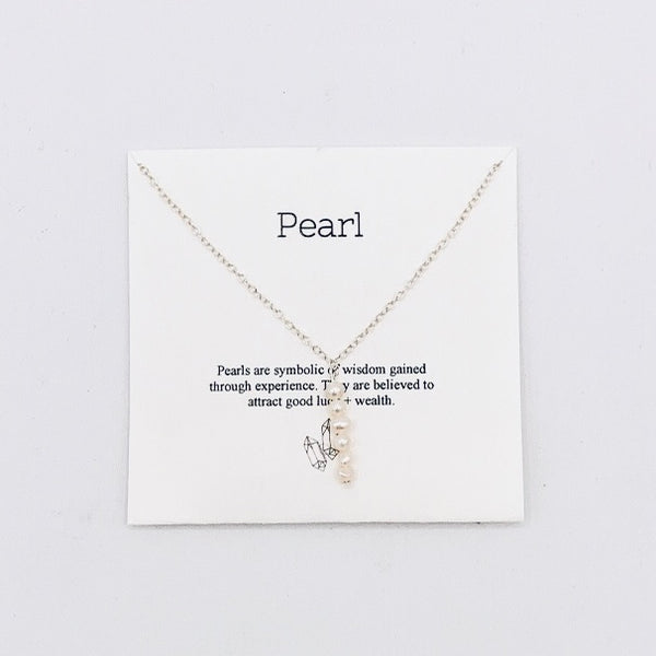 SIMPLY JULES Dainty Necklace ~ Pearl