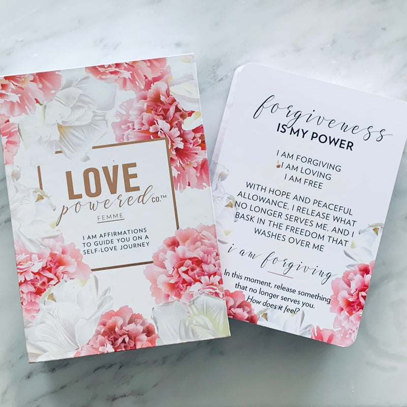 LOVE POWERED Femme Affirmation Cards