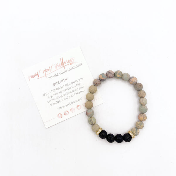 DROPS of GRATITUDE Bracelet Breathe