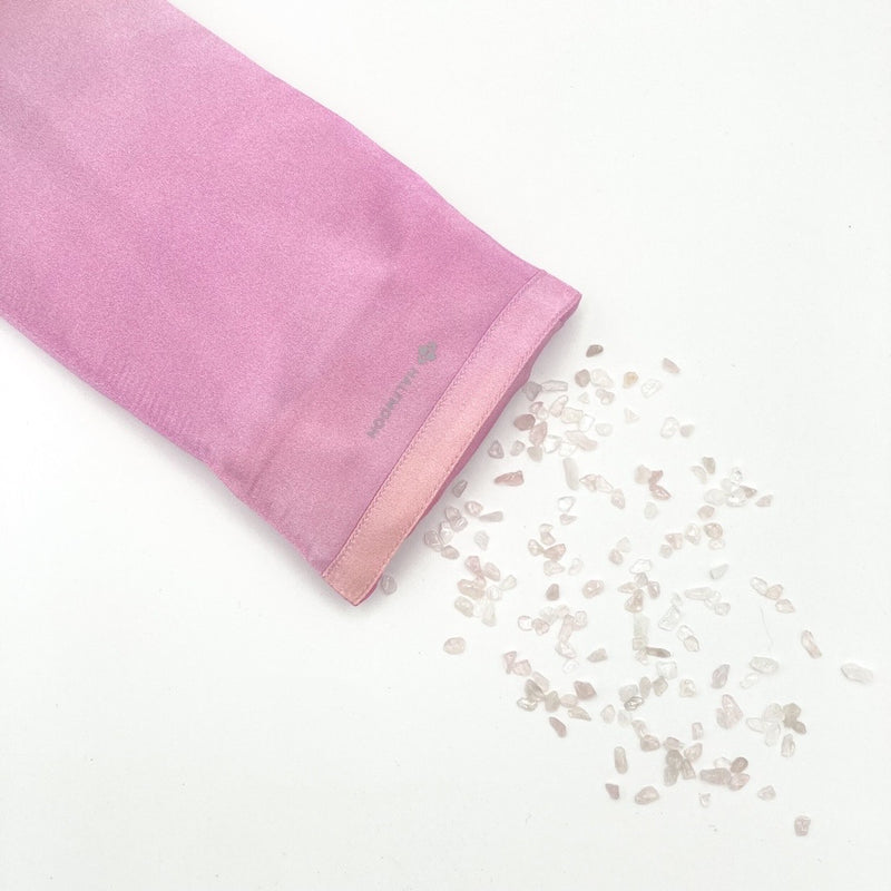 CRYSTAL COLLECTION Silk Eye Pillow - Rose Quartz