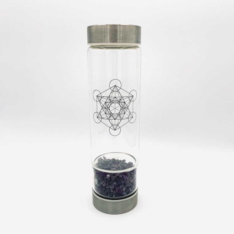 INFUSER Water Bottle ~ Amethyst